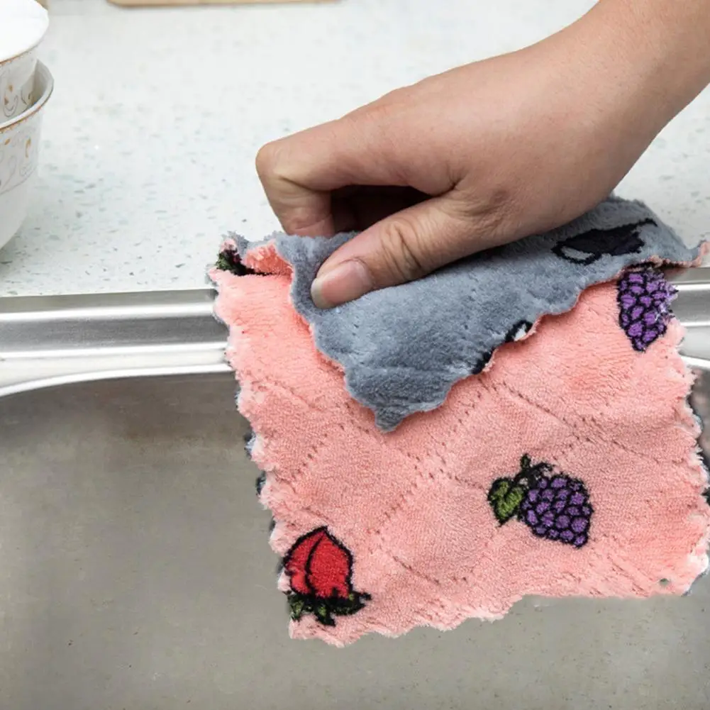 

Dish Towels Rectangle Multipurpose Dish Cloth Cleaning Pad Useful