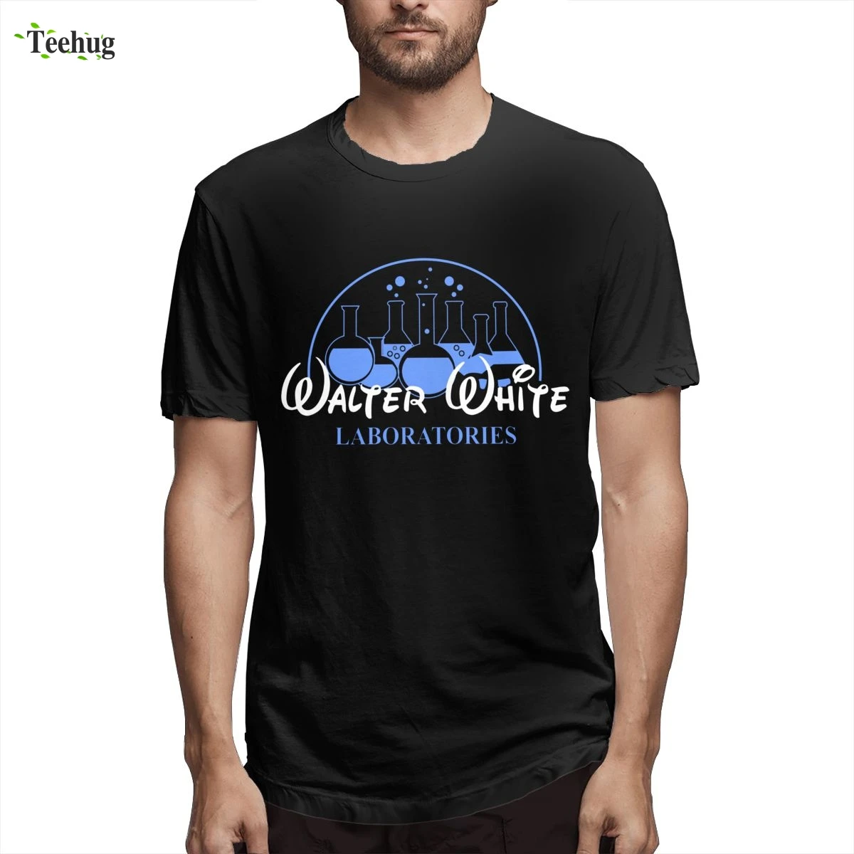 

Unisex Walter White Laboratories Breaking Bad Homme Tee Shirt For Man Funny Custom For Male Pure Cotton Clothes