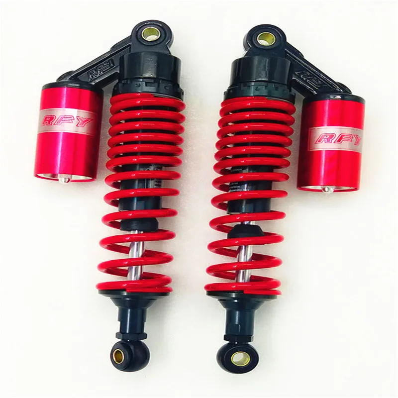 red black 350 мм 8 мм пружинный мотоциклетный амортизатор для Honda CB750 F2N SEVEN FIFTY KAWASAKI ZR1100 KZ1000 KZ500 ZR750 Yamaha suzuki - Цвет: red black