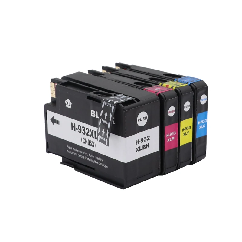 Картриджи чернильные совместимые с HP 932 933 OfficeJet 6100 6600 6700 7110 7610 7510 7512 4 цвета |