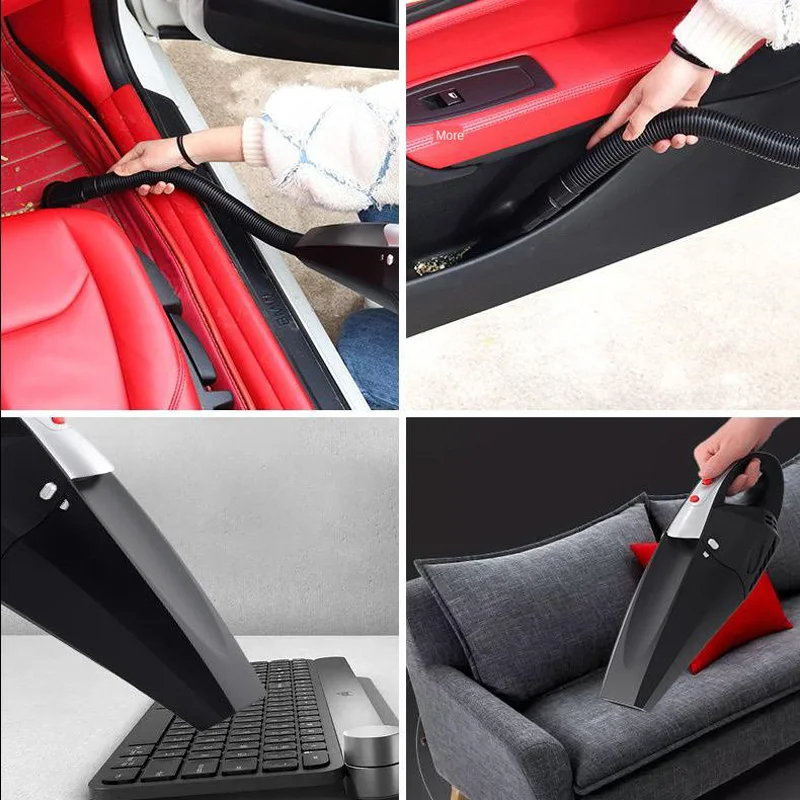 4800pa мощный автомобильный пылесос 120 Вт с сумочкой кПа циклонный влажный/сухой