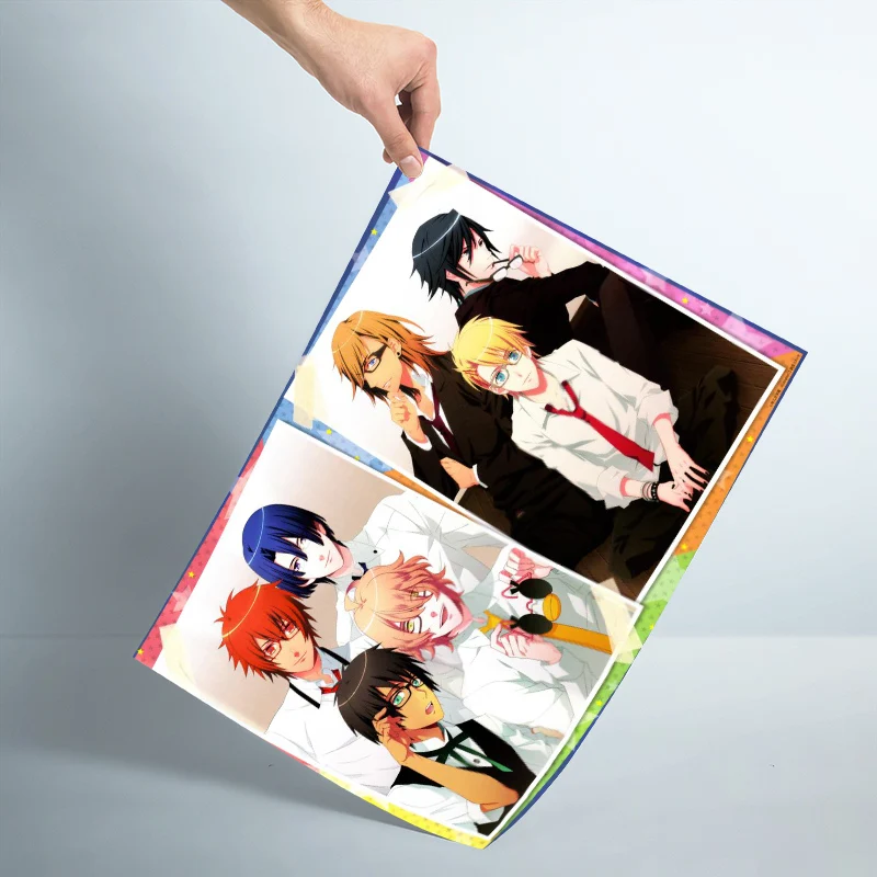 Атласный постер Uta no Prince Sama на заказ тканевый настенный с принтом из шелковой