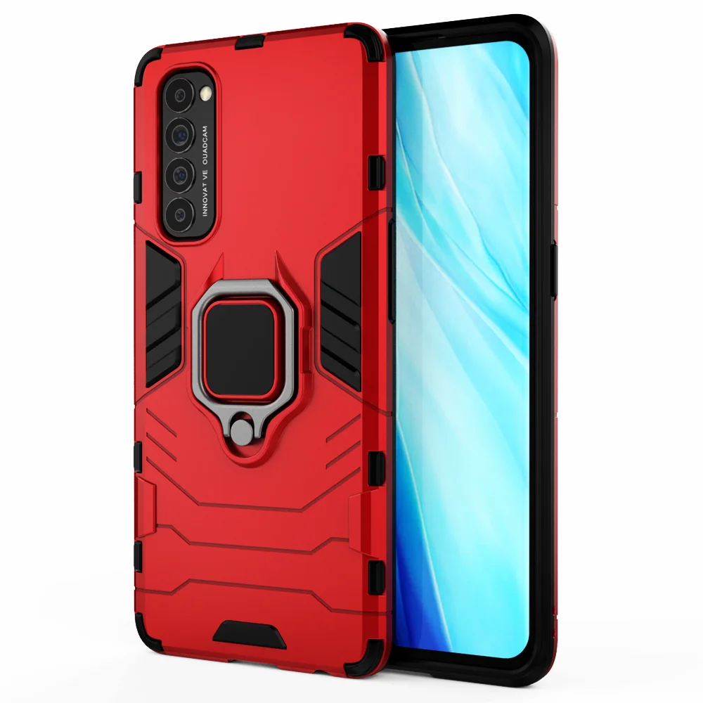 

For Oppo Reno 4 Pro Case Magnetic Car Shockproof Ring Armor Cover For Oppo Reno 4Pro Coque For Reno 4 Pro 4G 5G Reno4 Reno4pro