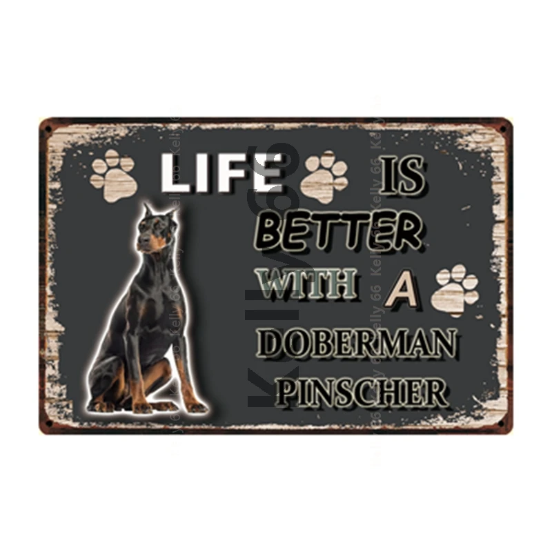 [Kelly66] домашних животных Предупреждение собака правило жизнь лучше с Доберман