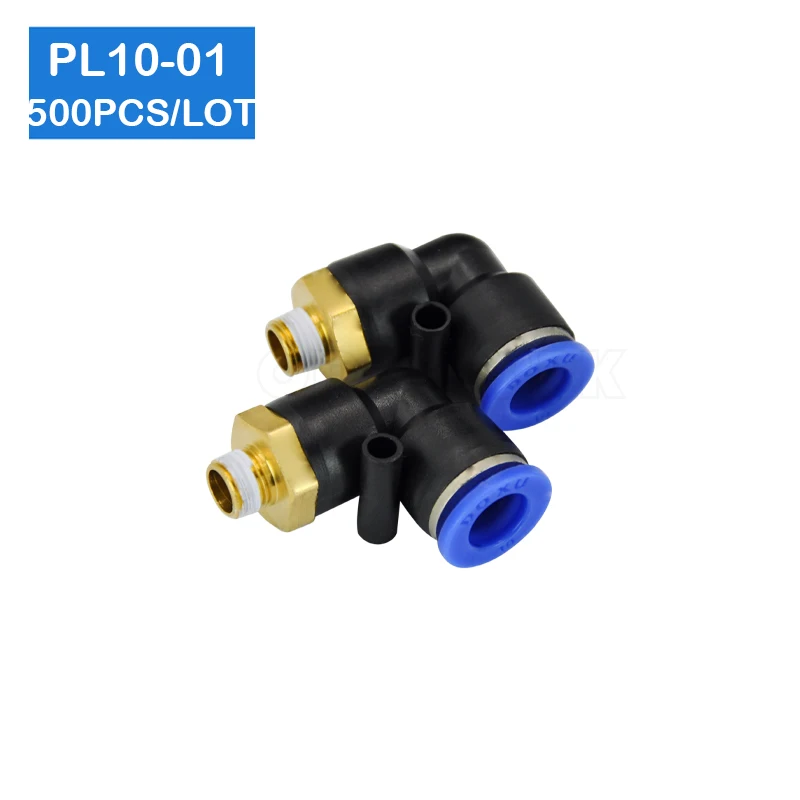 500 шт. PL10 01 бесплатная доставка 1/8 &quotPT резьба до 10 мм быстрый