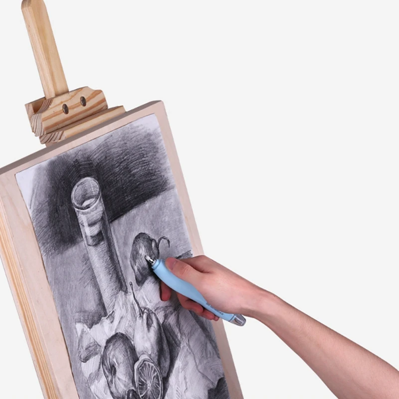 

Electric Eraser Kit with 16 Eraser Refills Rechargeable Pencil Eraser One-button Control Gift Stationery Supplies