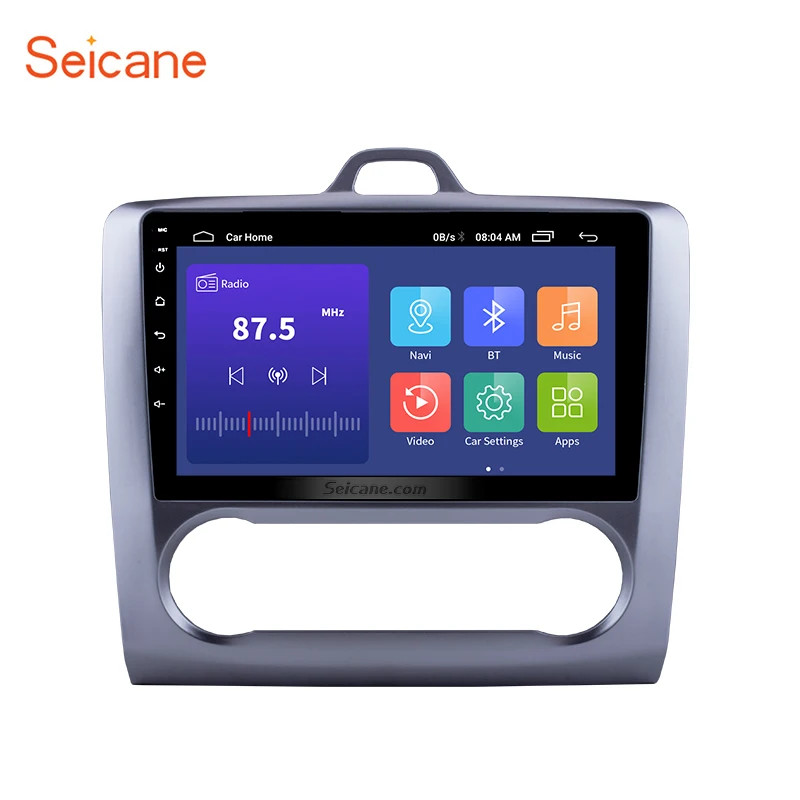 

Seicane 2Din Head Unit WiFi Car Radio Stereo Android 9.0 9" GPS Tochscreen For Ford Focus Exi AT 2004-2011 Multimedia Player
