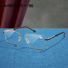 MERRYS Дизайнерские мужские очки для чтения с защитой от синего света, CR-39 Асферические очки из смолы, линзы + 1,00 + 1,50 + 2,00 + 2,50 S2107FLH