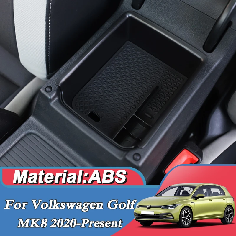 

For Volkswagen Golf MK8 2020-Present Car Styling Center Console Armrest Box Storage Cover Accessories Para Auto Детали интерьера