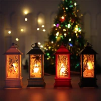 christmas decorations lamp for home lantern led candle tea light candles xmas tree ornaments santa claus elk lamp kerst new year