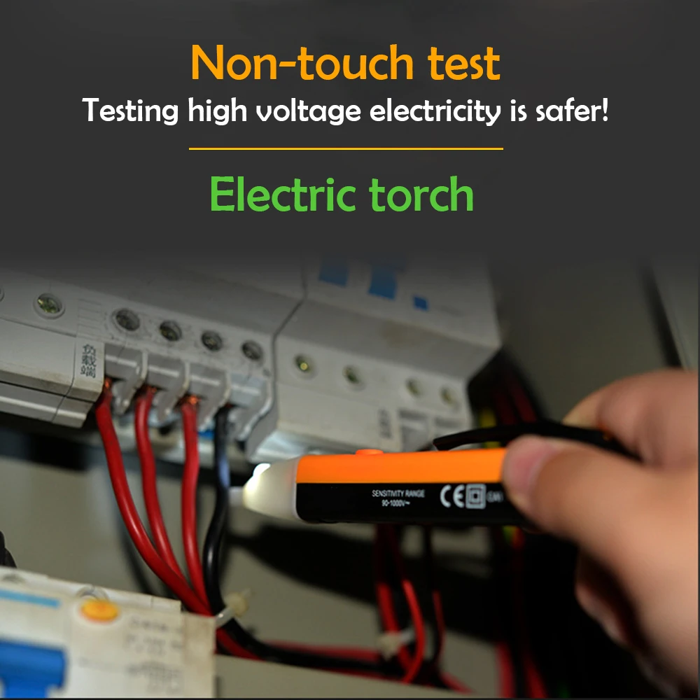 Non-contact Intelligent Test Pencil Electric Tools Tester Pen 90-1000V Voltage Indicator Current Meter Detectors NCV Induction |