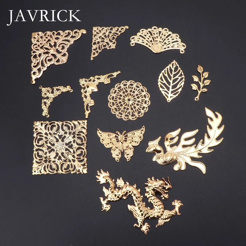 Золотая Бабочка Дракон листья эпоксидная смола форма тонкие медные наполнители