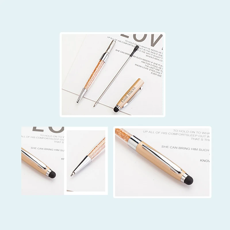 Новый сенсорный экран Шариковая Ручка гравировка логотипа частная шариковая