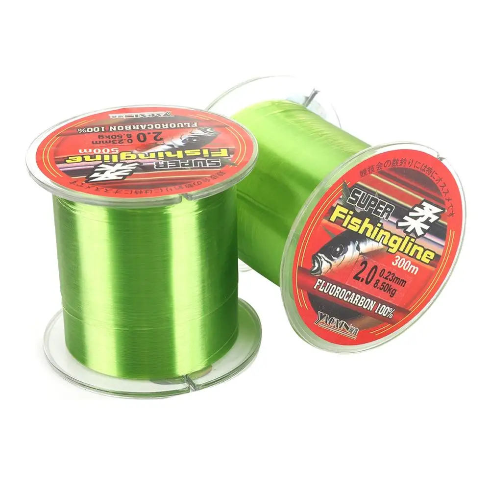 

300M Nylon Fishing Line Fluorocarbon Coated Monofilament Leader Line Carp Fishing Wire Outdoor Fishing Tools