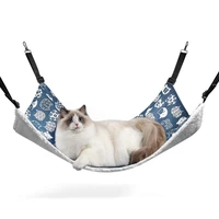 breathable pet cage hammock with adjustable straps and metal hooks double sided hanging pet hammock bed for cats ferret puppy