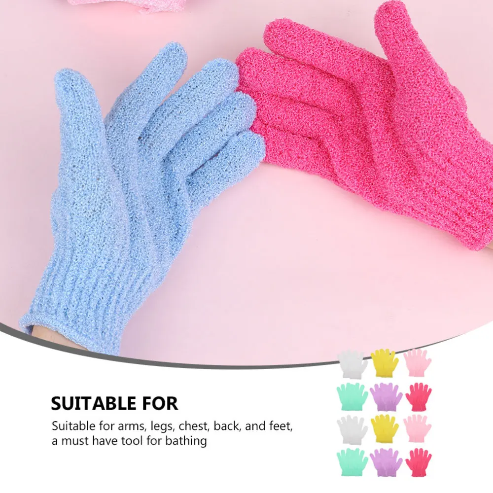 

12Pcs Exfoliating Bathing Glove Shower Remove Dead Skin Body Scrubber