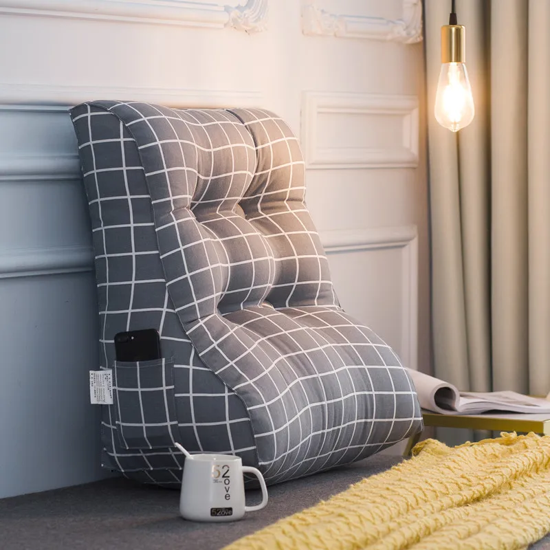 

Bedroom Cute Cushion Large Plain Office Chair Adults Memory Foam Cushion Washable Sofa Cojin Silla Home Textile Cushion DB60KD