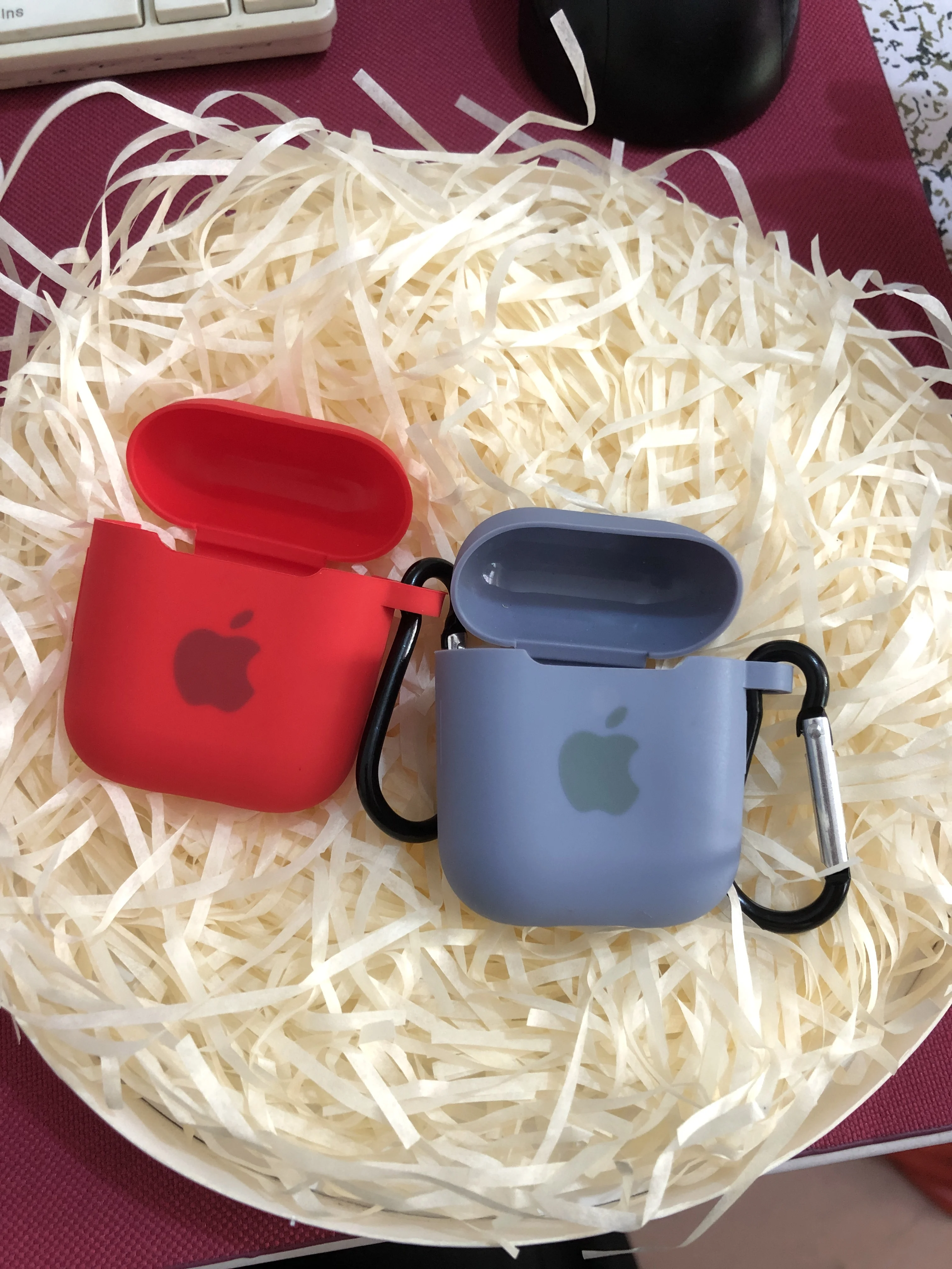 Наушники чехол для Apple Airpods 1 2 Мягкая силиконовая сумка наушников