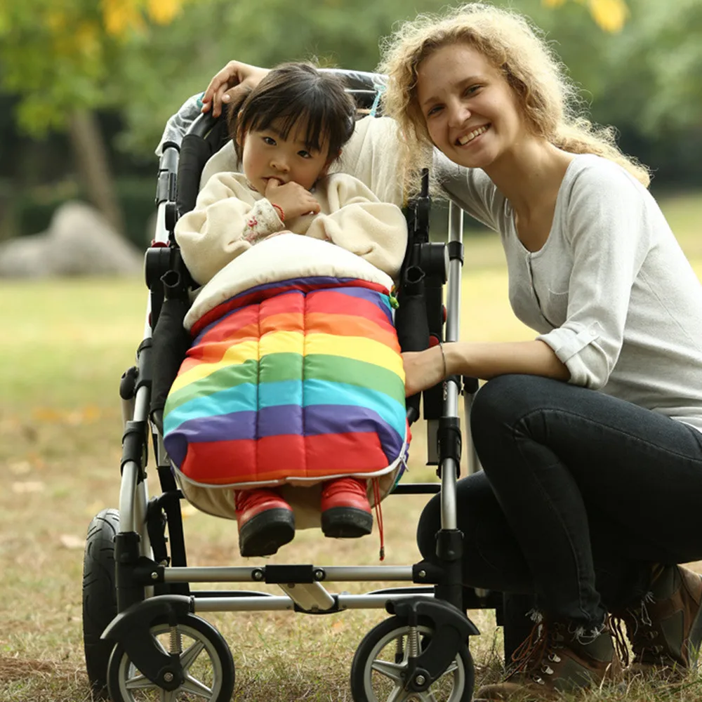 Зимняя универсальная муфта для ног детей ясельного возраста Удобная подкладка