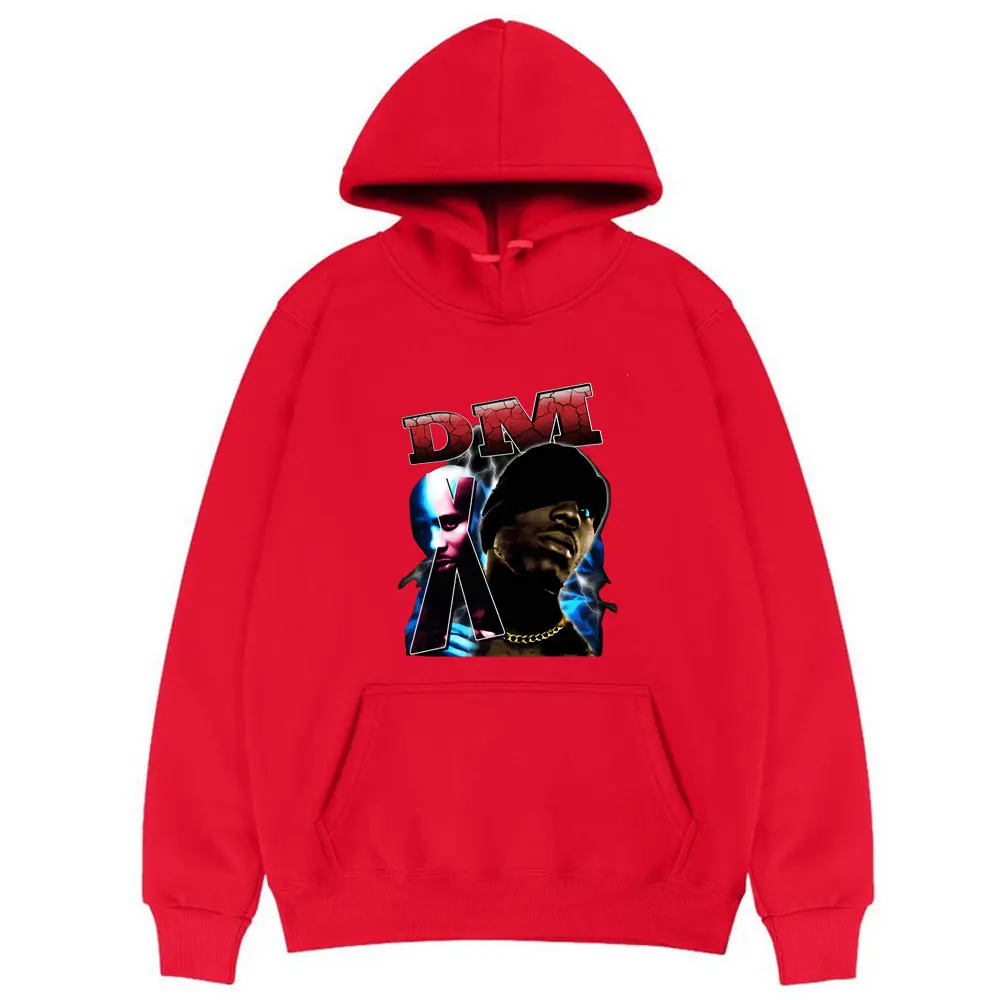 

Harajuku Retro DMX Hoodie Sweatshirt American Rapper Dark Man X Hoodies Women Casual Style Streetwear Pure Cotton Male Clothes