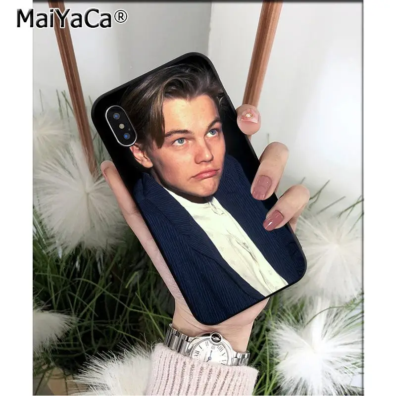 Чехол для телефона MaiYaCa leonardo dicaprio young Customer высокого качества iPhone 5 5Sx 6 7 7plus 8 8Plus X XS MAX