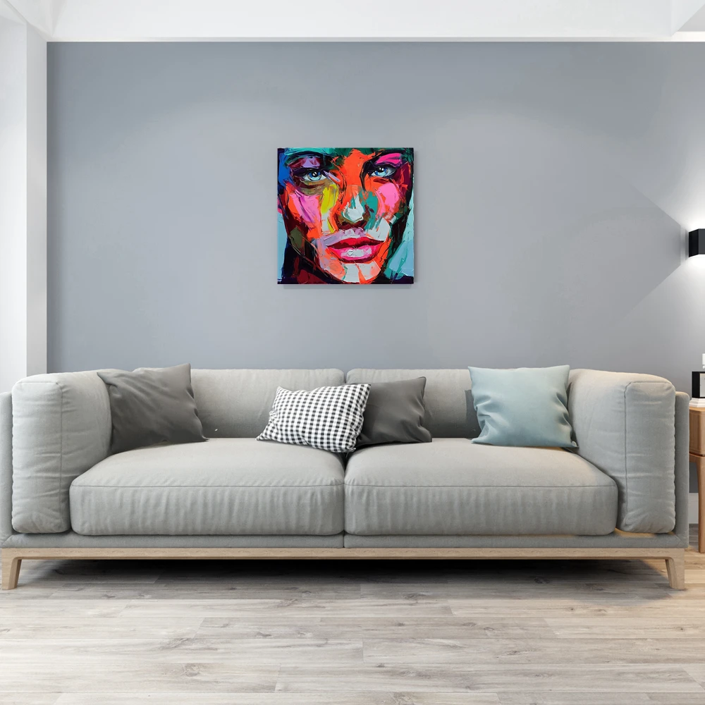 100% ручной работы нож картина абстрактная уход за кожей лица стены искусства