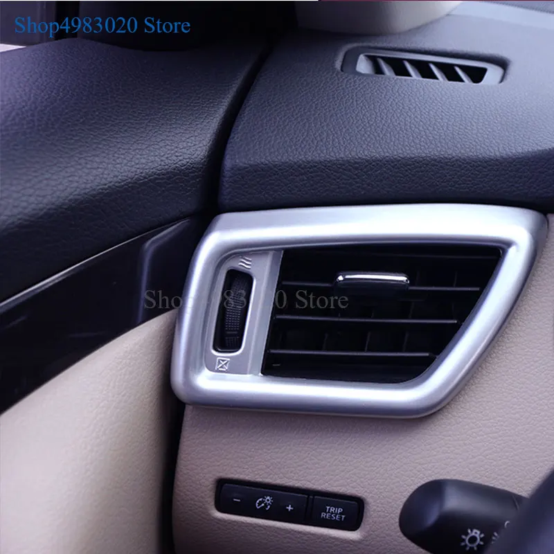 car garnish cover trim ABS chrome Left and right upside Air conditioning Outlet Vent For Nissan X-trail xtrail T32/Rogue 2017 20 |