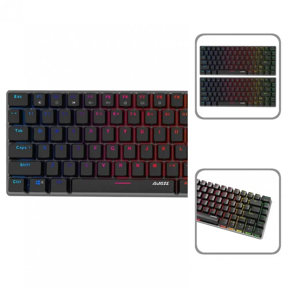 

Quick Response Lightweight RGB Backlight Mechanical Keyboard for PC
