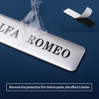 car stickers 3d logo badge rear trunk aluminum sticker emblem for honda volvo xc60 xc70 v40 xc90 s40 s60 s80 auto accessories