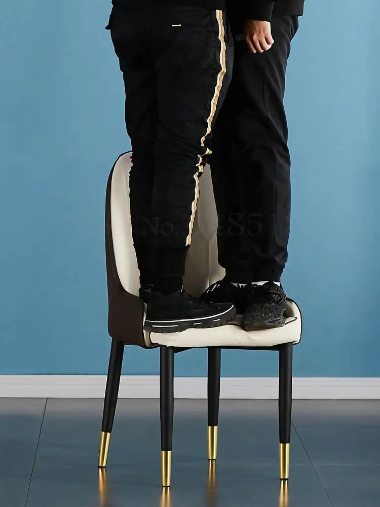 Скандинавский обеденный стул из кованого железа роскошный простой креативный