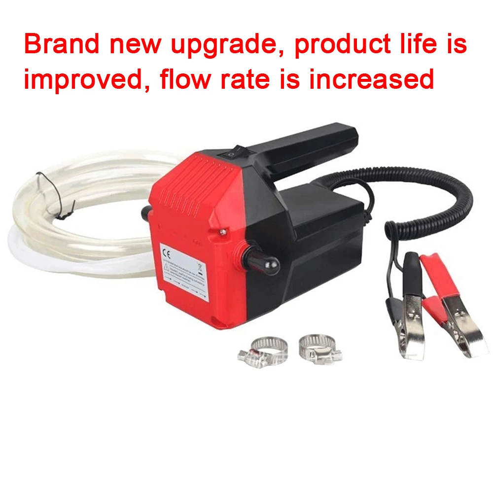 

12V 24V Electric Oil Diesel Fluid Sump Extractor New Car Engine Oil Pump Scavenge Switch Fuel Transfer Suction Pump + Tuber