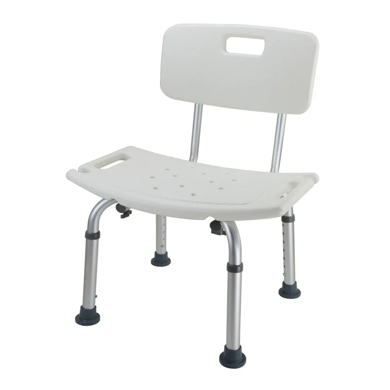 Aluminum Alloy Bath Chair Bathroom Stool for the Disabled Elderly Supplies Pregnant Women Bath Chair Shower Stool Non-Slip