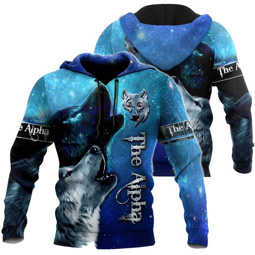 

Dark Plstar The Wolf Starry Sky 3D Print Autumn Fashion Men Hoodie Unisex Hooded Sweatshirt Street Casual Jacket Tracksuits