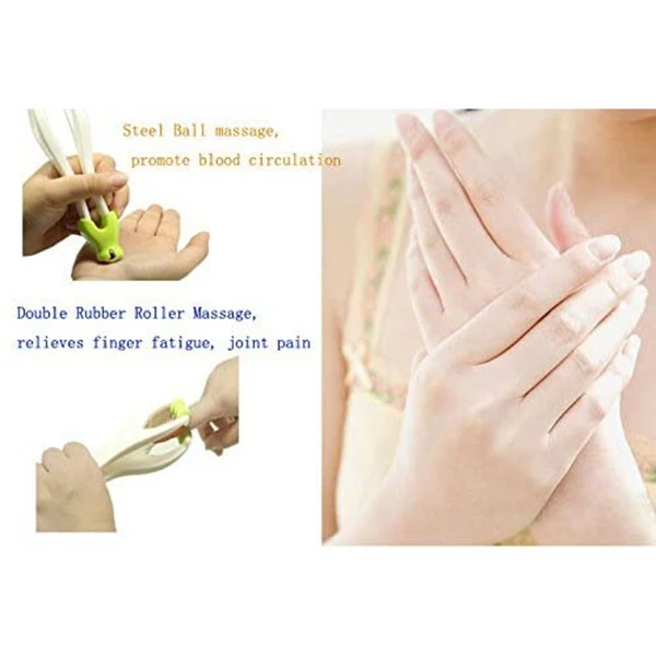 

2-In-1Finger Massager For Arthritis Pain Relief ,Carpal Tunnel, Tingling, Stiffness, Fatigue-Green