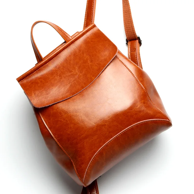 

2020 Fashion Oily Leather Shoulder Bag