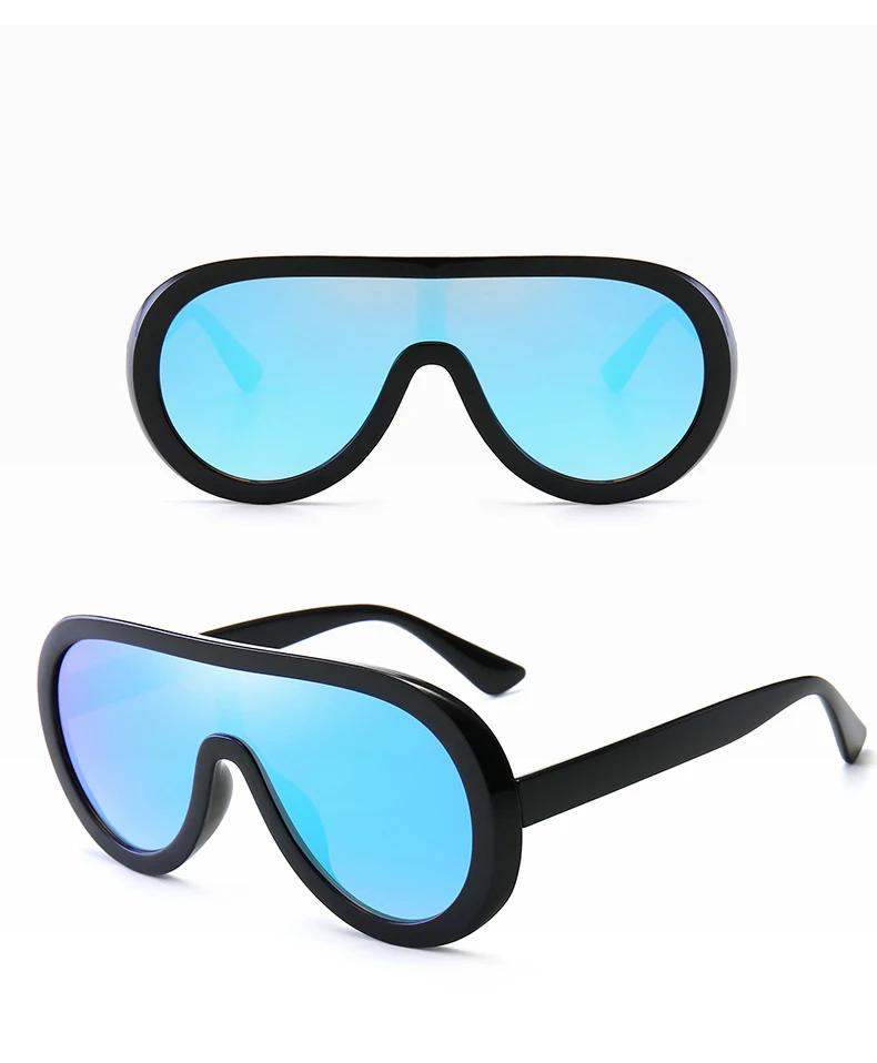 

2020 Oversized Square Women Sunglasses Luxury Brand Fashion Flat Red Black Sun Glasses Female Outdoor Goggle UV400