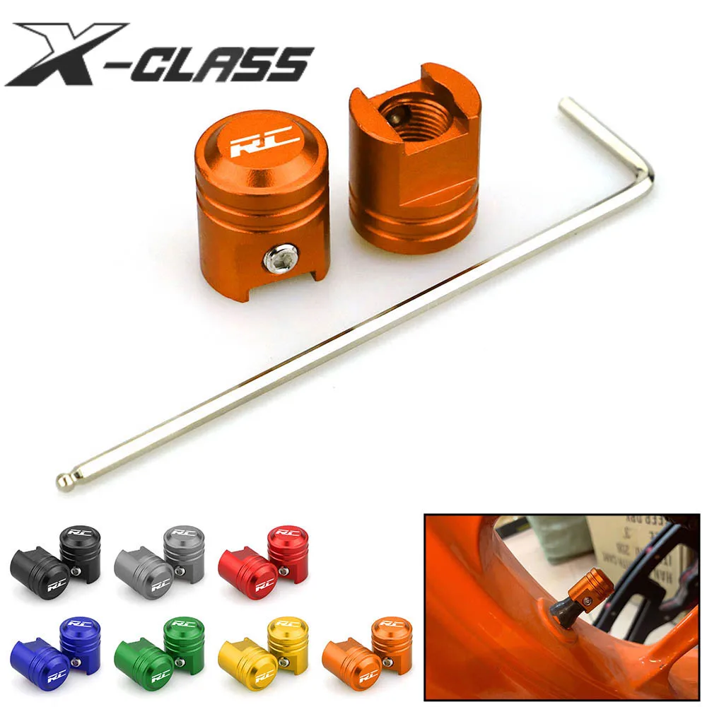 Флюоресцентная Крышка для клапана пневматической шины оранжевая крышка KTM RC 125 200