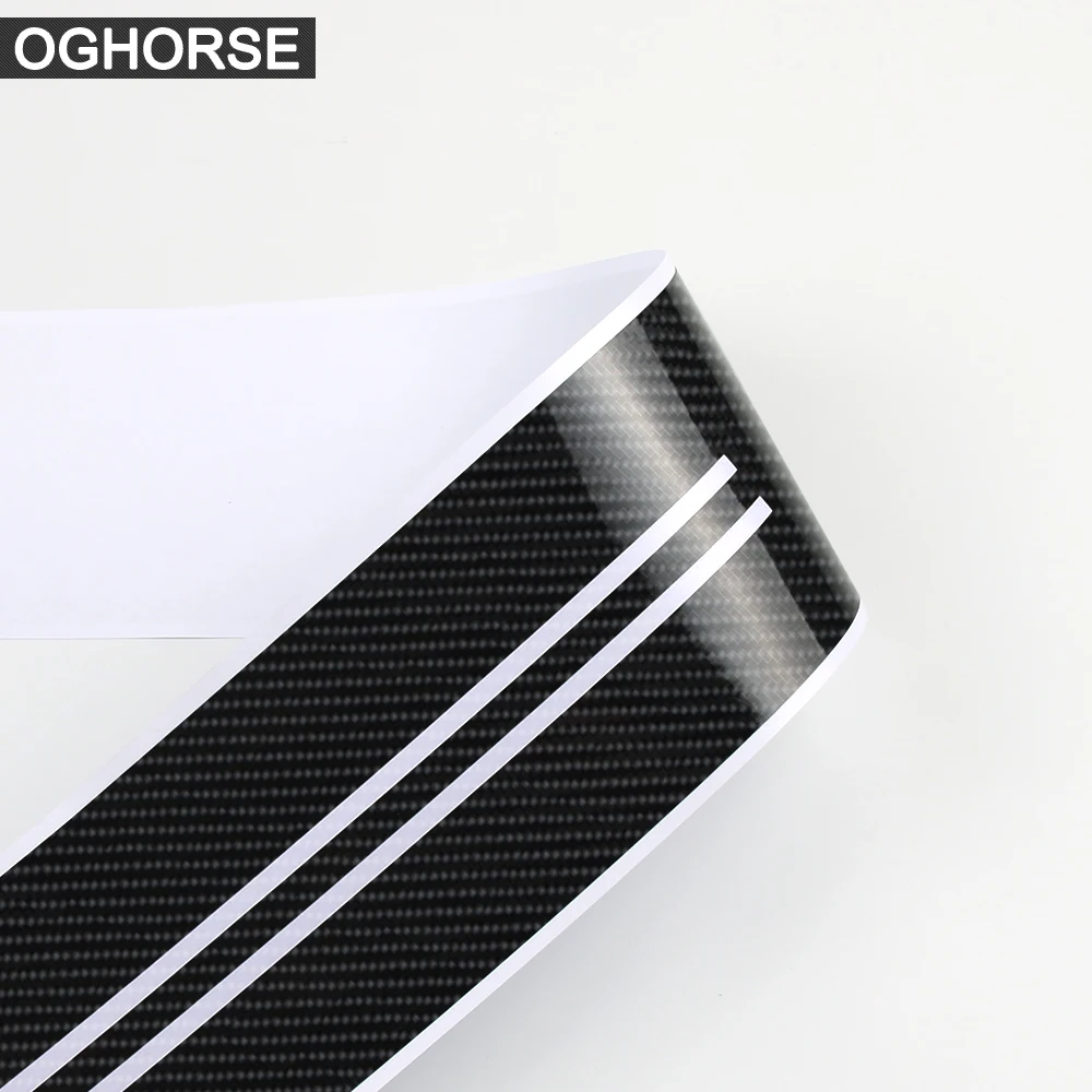 5D Carbon Fiber Vinyl Car Rear Bumper Trunk Protector Sticker Decal For Chevrolet Cruze Camaro Captiva Lacetti Aveo Epica Trax | Автомобили