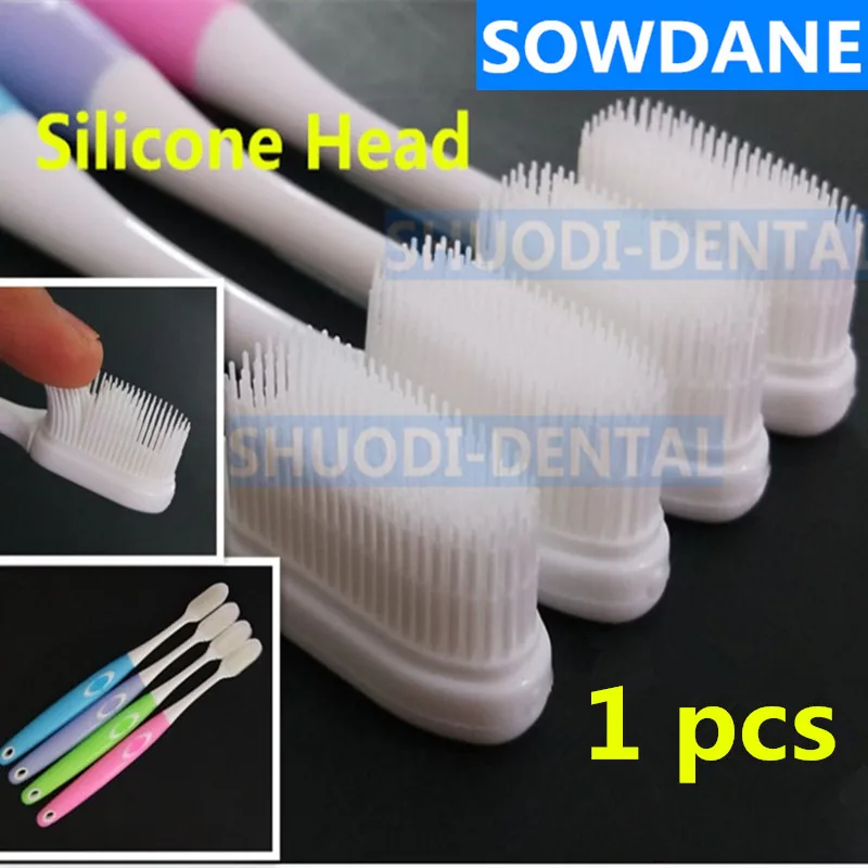 1 шт. щетка для чистки зубов отбеливающая силиконовая головка силиконовый гель