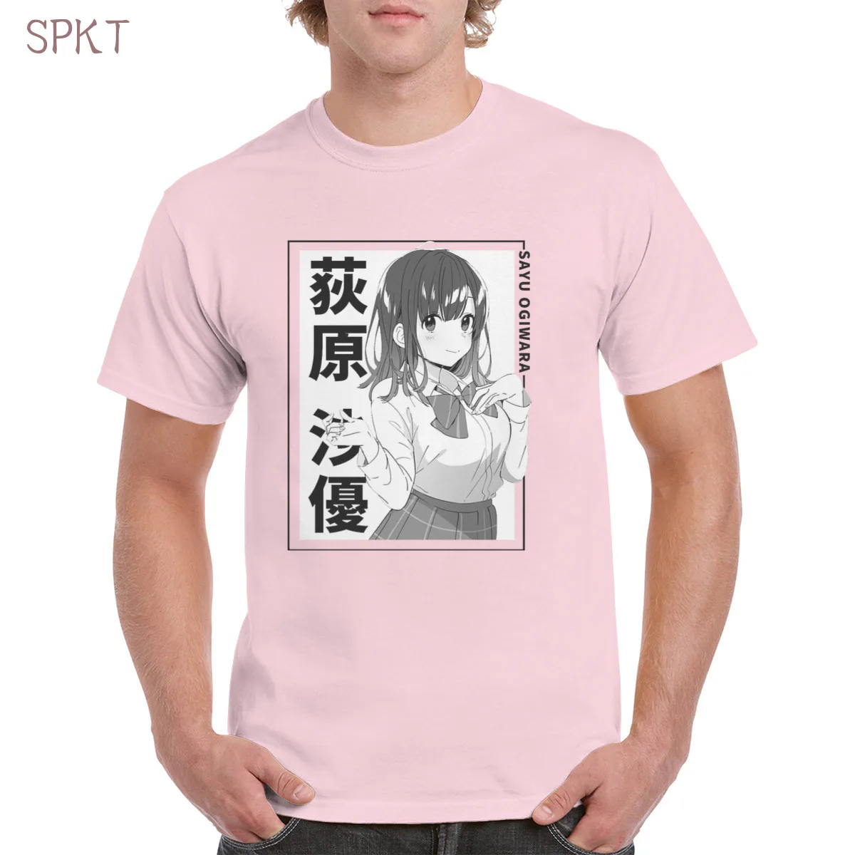 

Higehiro Pretty Sayu Ogiwara Hige wo Soru copy 100% Cotton Tshirt Top Harajuku Aesthetic Tshirt Oversized clothes Female/Man