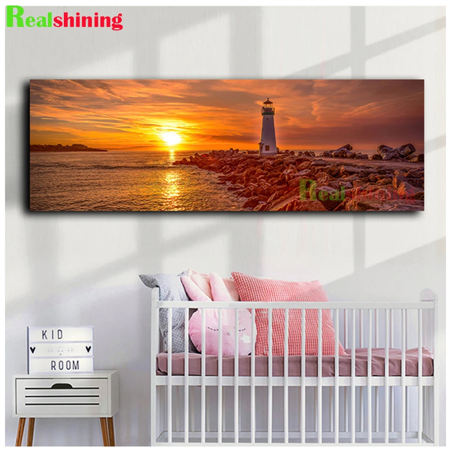 

5d алмазная живопись, красивый закат, искусство, головоломка, вышивка, мозаика, вышивка через плечо, домашние подарки, искусство, большая N1723