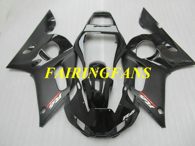 Комплект обтекателей для мотоцикла YAMAHA YZFR6 98 99 00 01 02 YZF R6 YZF600 1998 2000 2002 ABS черный