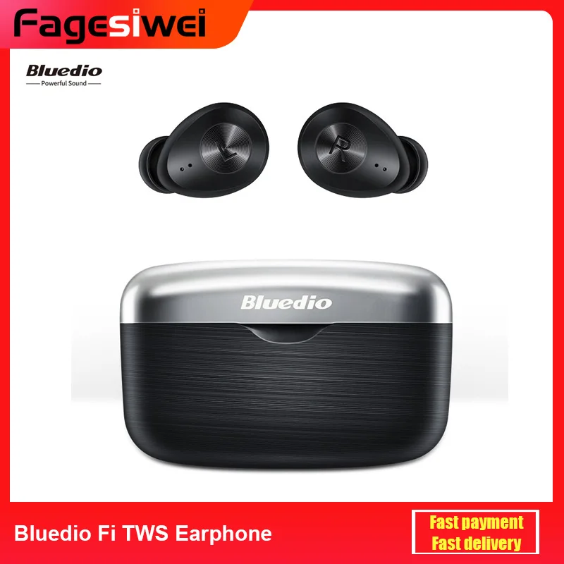 Беспроводные наушники Bluedio Fi TWS Bluetooth 5 0 водонепроницаемая Спортивная гарнитура