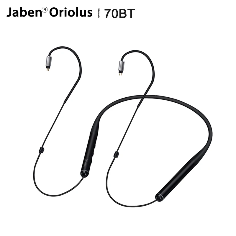 Bluetooth кабель для наушников Jaben Oriolus 70BT со съемной вилкой 2Pin/0 78 мм поддержка SBC/AAC/aptX
