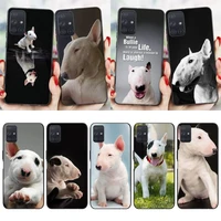zoroxu bullterrier bull terrier dog puppies phone case for samsung galaxy s20 21 note10 20 a30 50 70 71 plus ultra