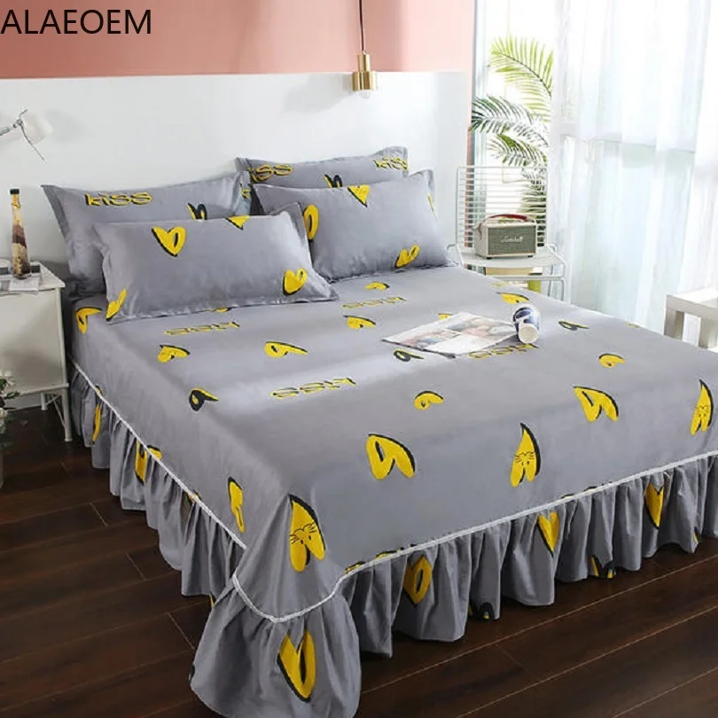 Постельное белье 1 шт. кружевная постельная юбка принцесса светильник кое