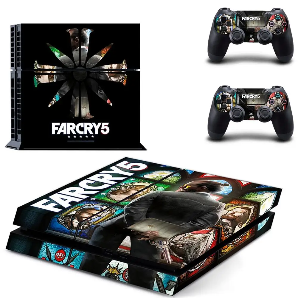 Far Cry 5 PS4 наклейка s виниловая PS 4 Кожа Наклейка Play station наклейки крышка Pegatinas для