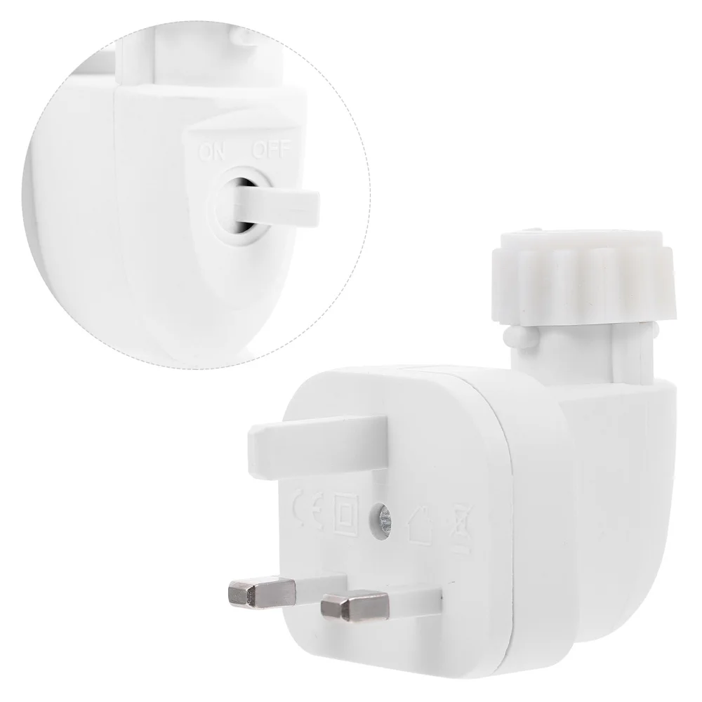 

2Pcs E14 Bulb Holders Light Sockets Night Lamp Holders Bulb Adapters (White)