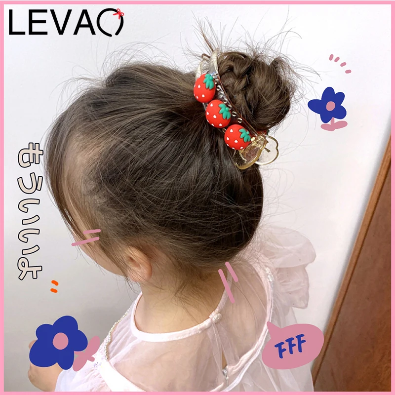 

Заколка для волос LEVAO акриловая Женская, большой размер, аксессуар для макияжа, в Корейском стиле, черная и белая, 2021