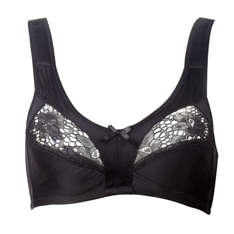 Для женщин хлопок без подкладки полный охват Поддержка бюстгальтер косточек